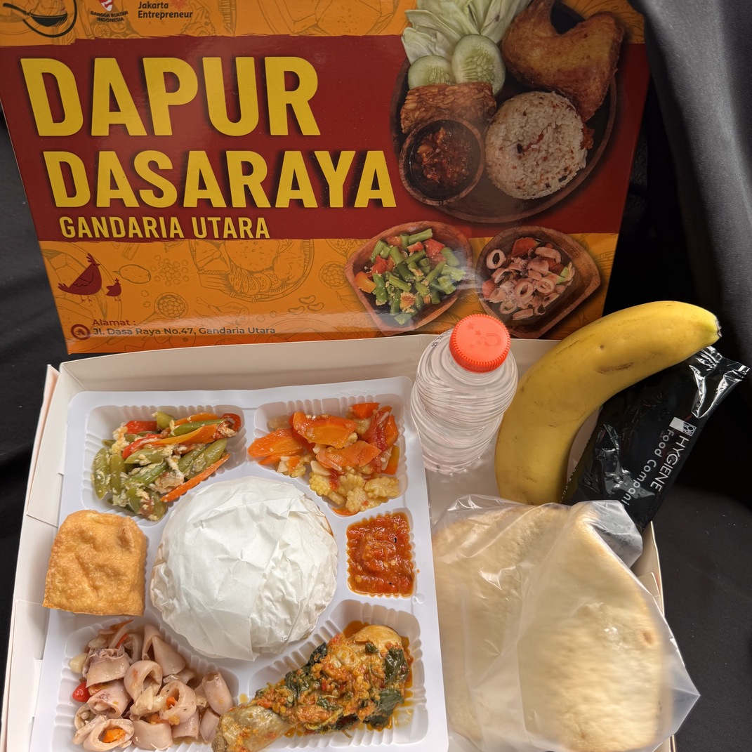 Paket Nasi Komplit -  Ayam Rica &amp; Tumis Cumi