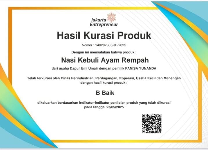 PAKET NASI AYAM CHILI PADI [Dapur Umi Umair] BISA CUSTOM