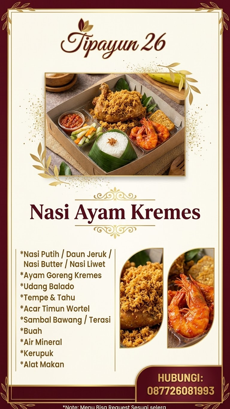 Nasi Ayam kremes Tipayun26