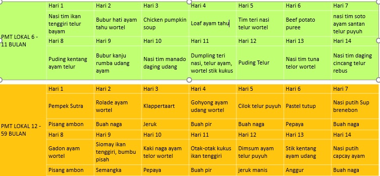 PMT Pangan Lokal Balita