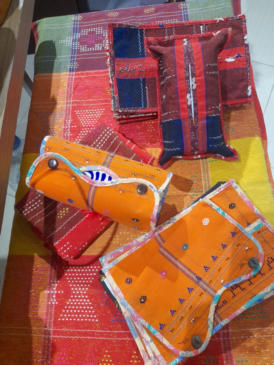 Tempat Tissue Tenun Ulos Motif