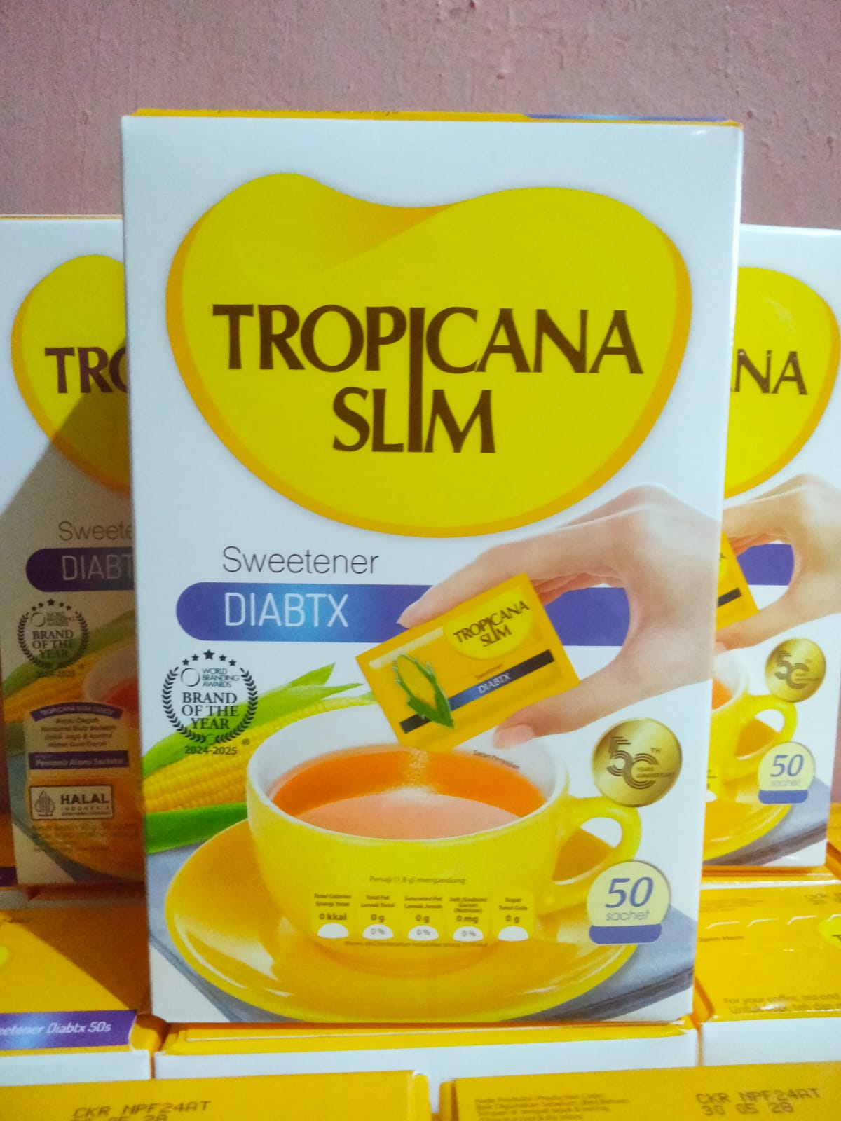 Gula Rendah Kalori Isi 50 Sachet