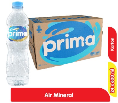 Air Mineral Prim-A Botol 600 ML - Toko Klendernet