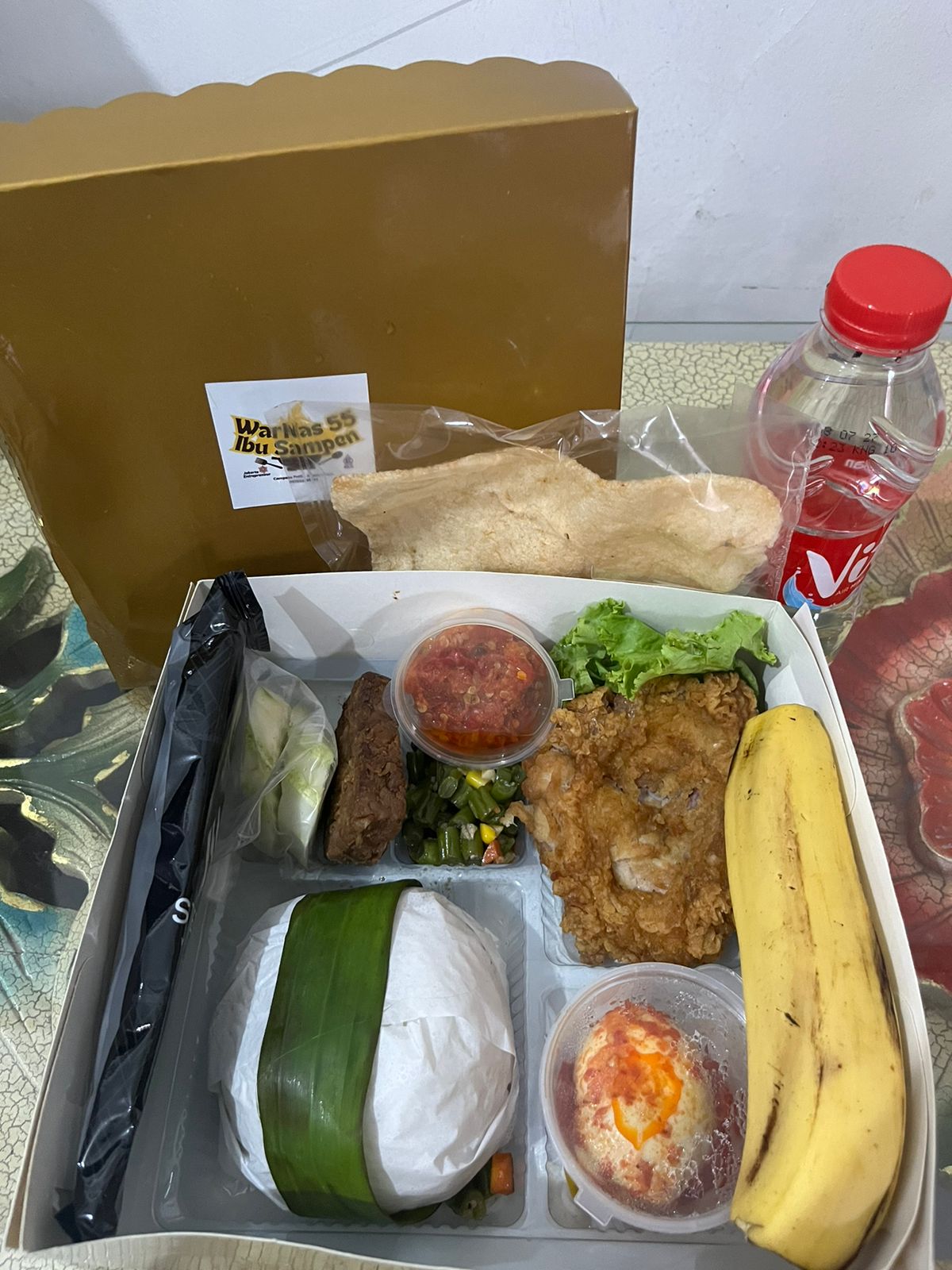 Paket Nasi Box Ayam Geprek
