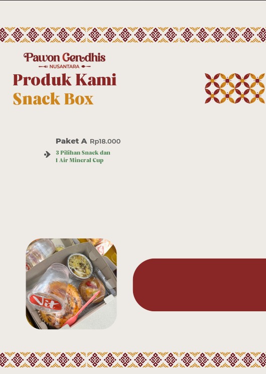 SNACK BOX PAWON GENDHIS