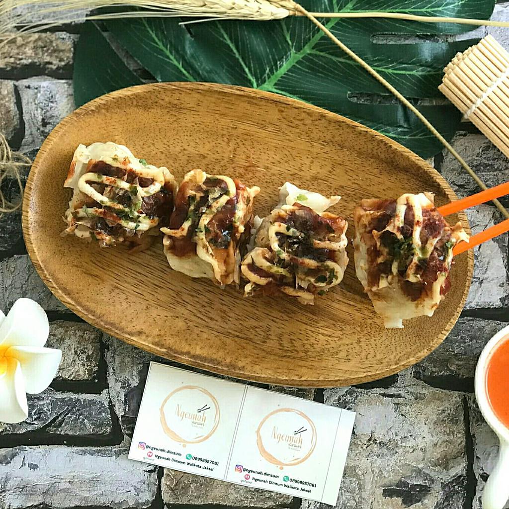 Dimsum with Takoyaki Sauce 8 pcs