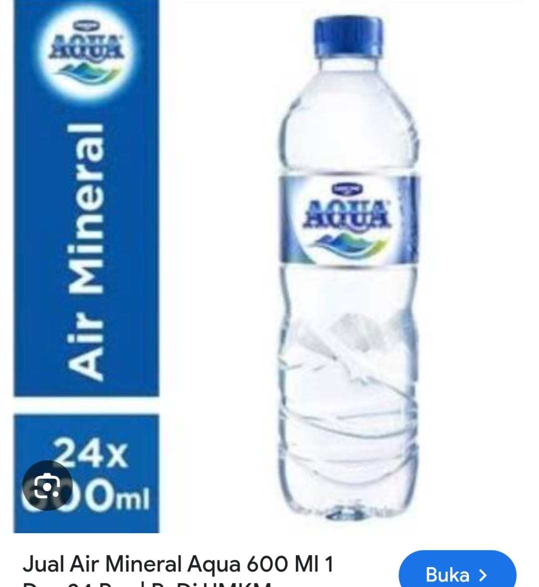 Air Kemasan botol 600 ml