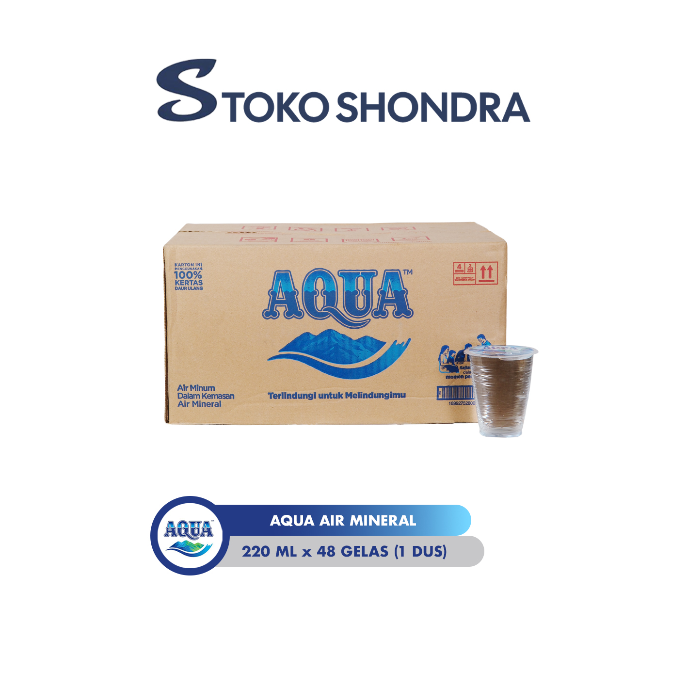 AQUA 220 ml - TOKO SHONDRA