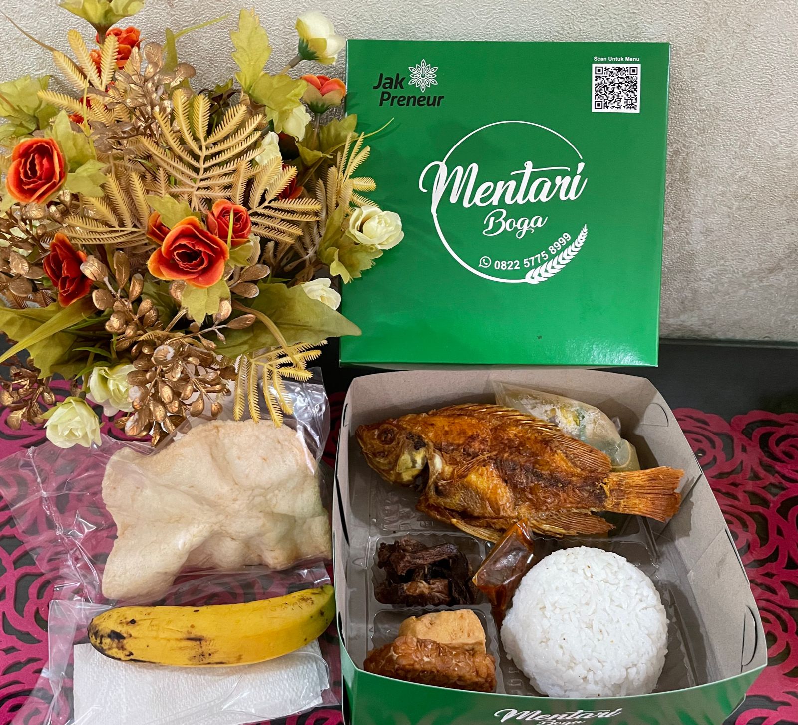 Paket Snack &amp; Nasi Box Mentari Boga