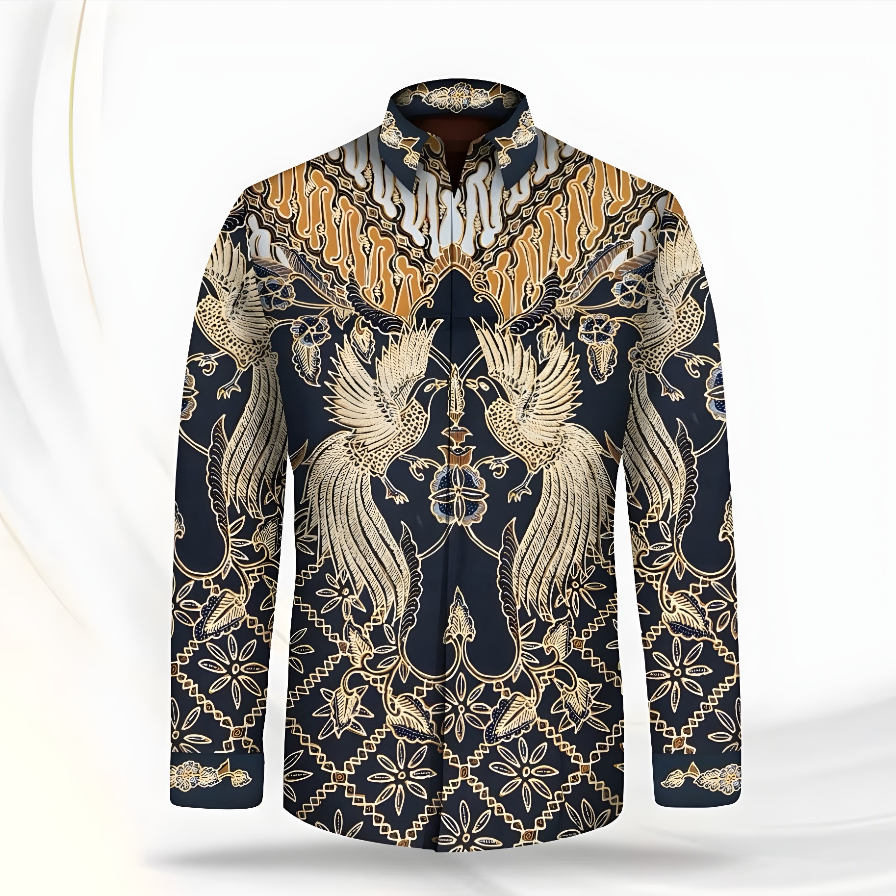 Kemeja batik bahan katun