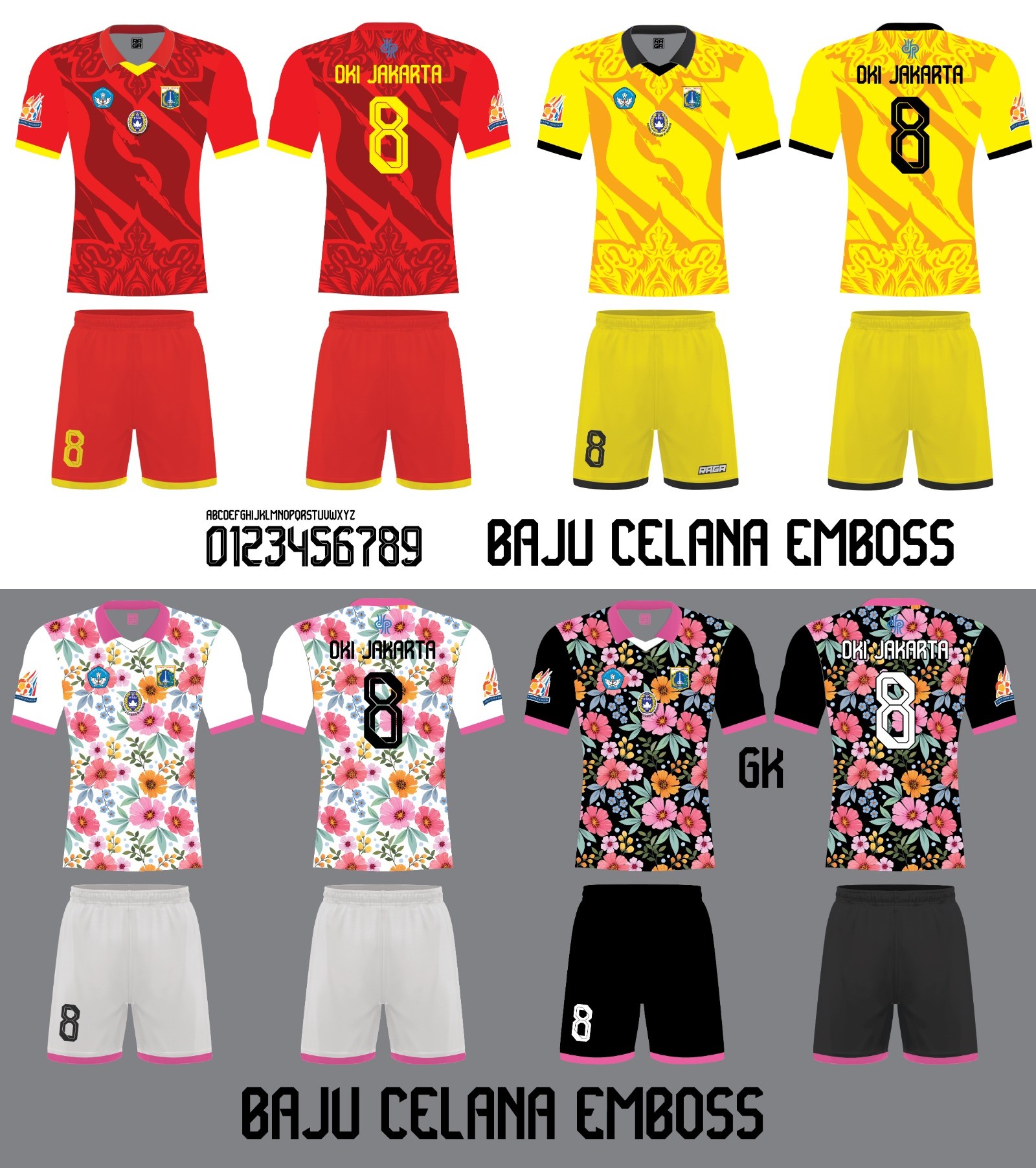 Jersey futsal 1 set
