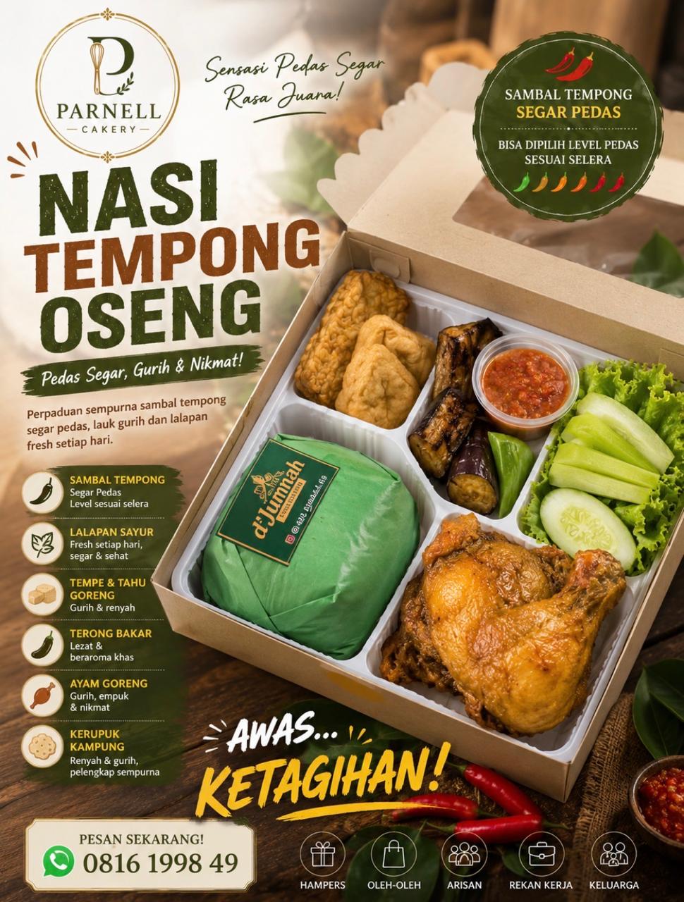 NASI TEMPONG OSENG BANYUWANGI