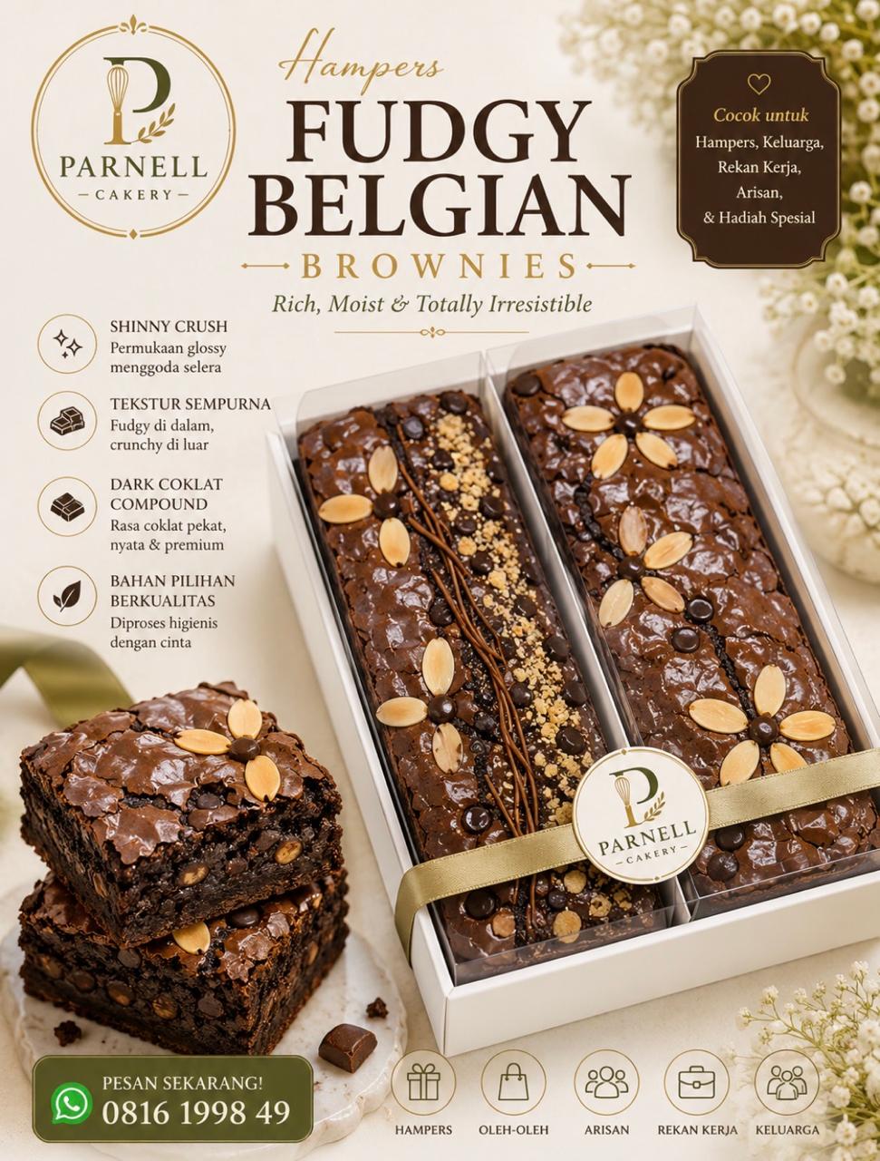 FUDGY BELGIAN BROWNIES