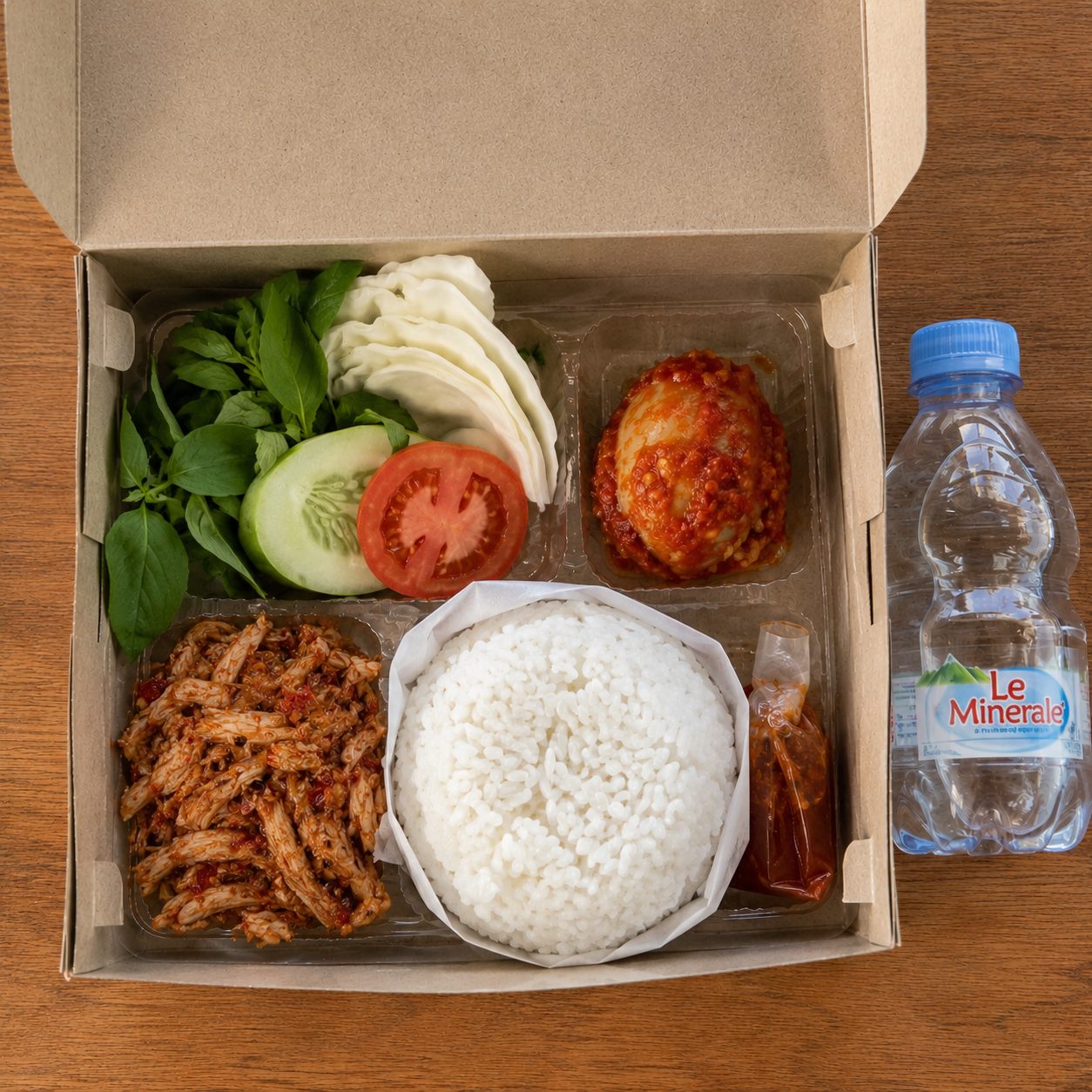 Ayam Suwir Telur Balado