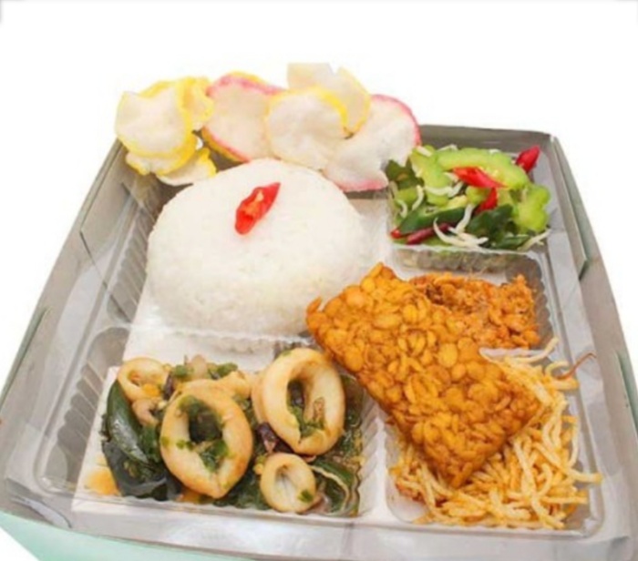 Nasi Box Cumi