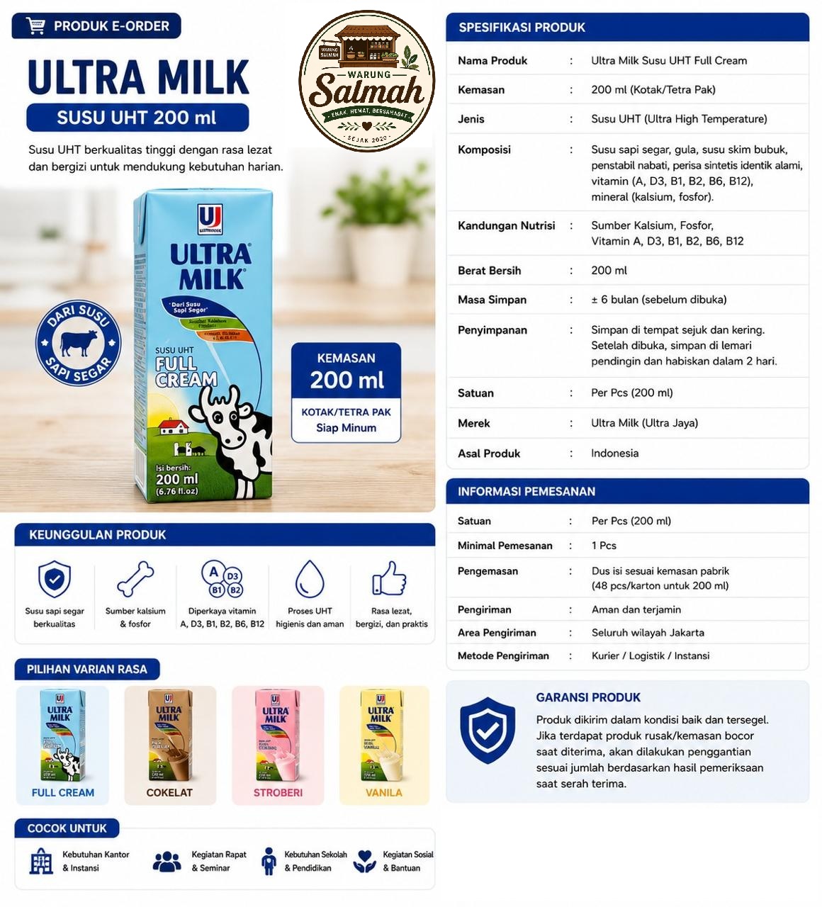 Susu UHT 200ml