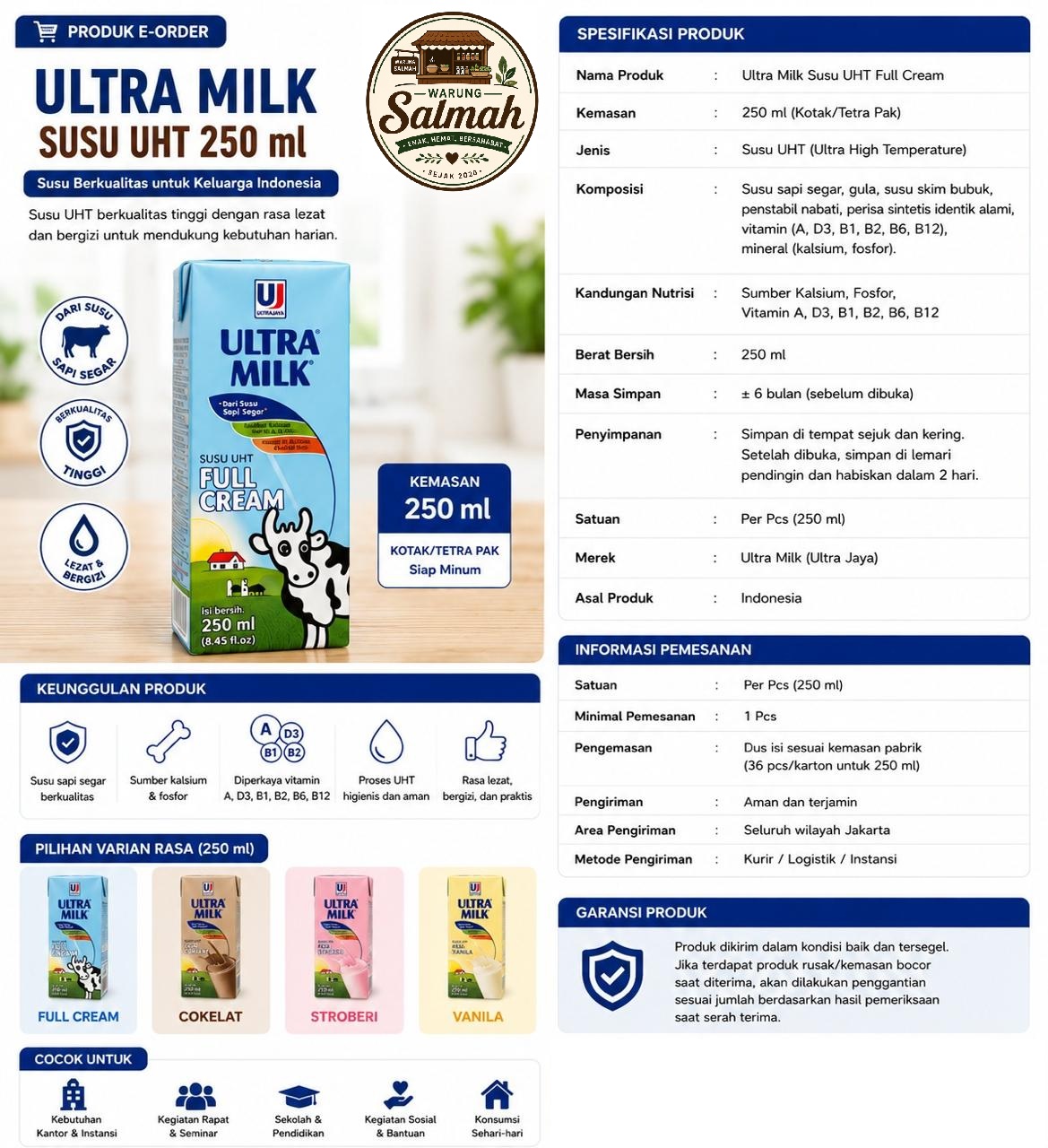Susu UHT 250ml