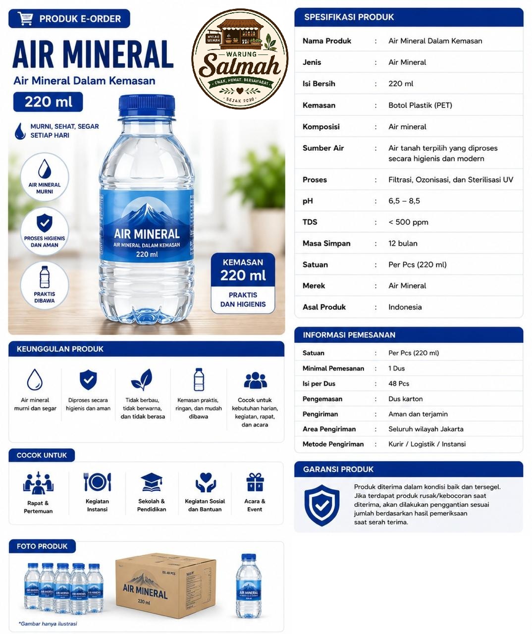 Air Mineral 220ml