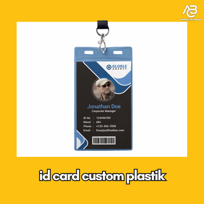 Custom id card plastik