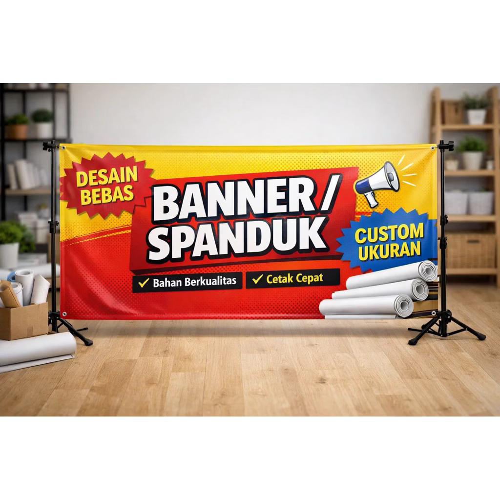 Spanduk Banner Indoor &amp; Outdoor High Risk1
