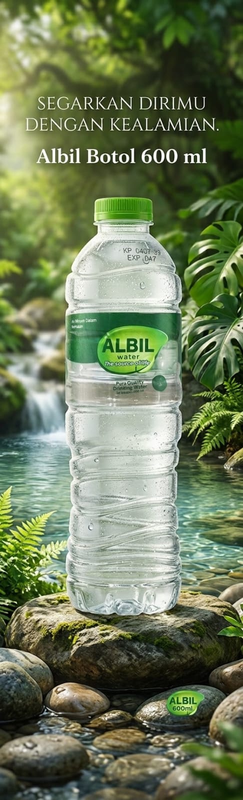 ALBIL WATER 600ML ISI 24 BOTOL