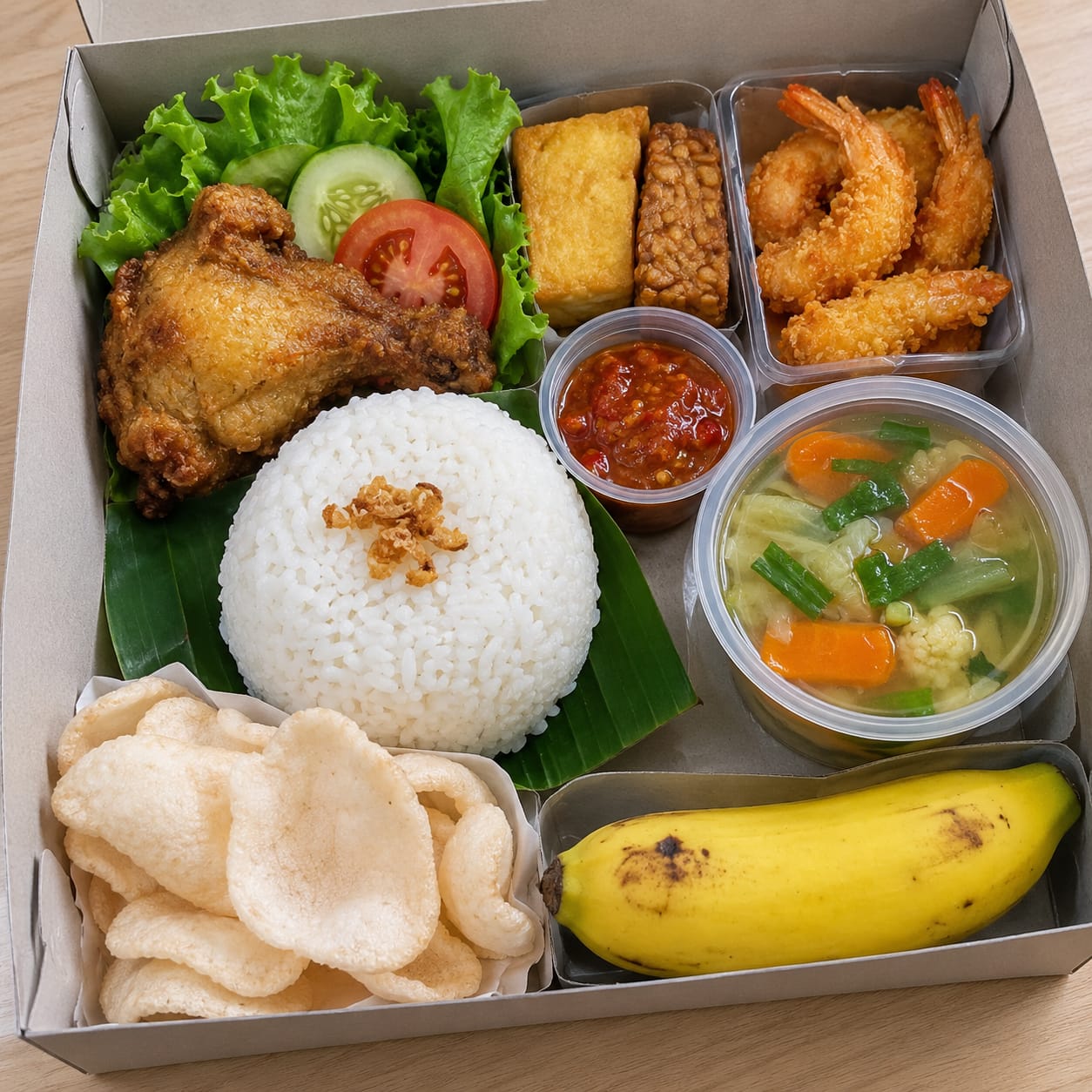 Nasi Box Paket A - Dapur Han