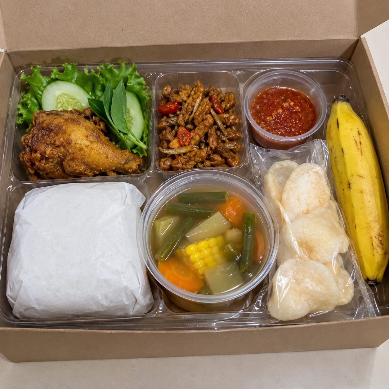Nasi Box Paket B - Dapur Han