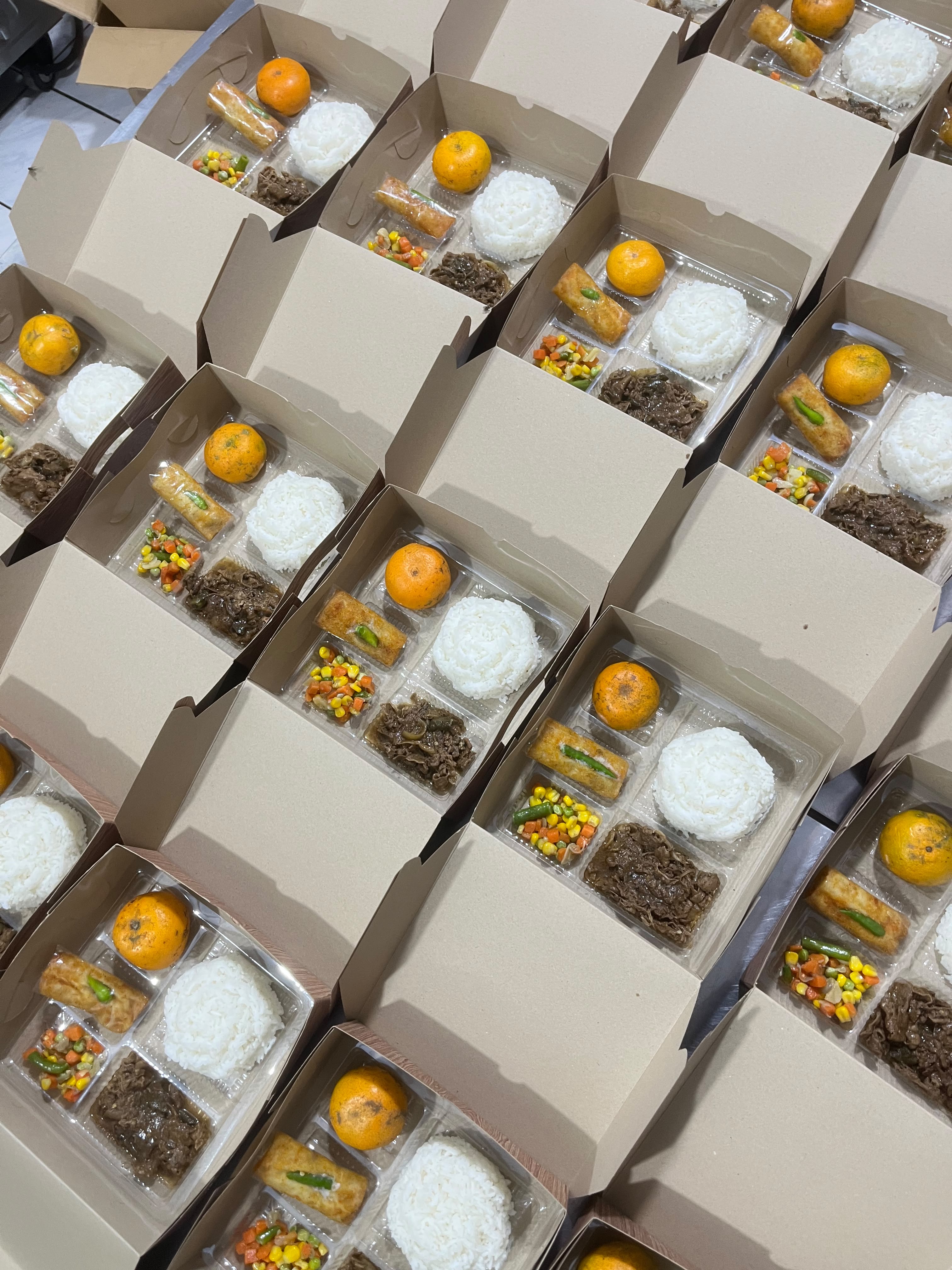 Nasi box tipe silver
