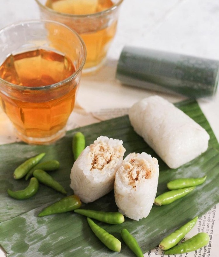 Lemper Isi Ayam