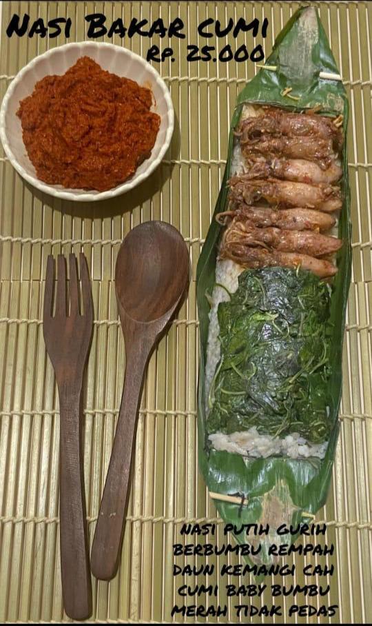 Nasi Bakar Cumi