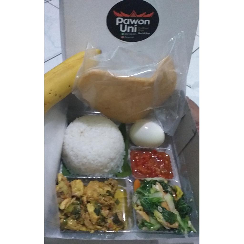 Paket Nasi 3 Pawon Uni