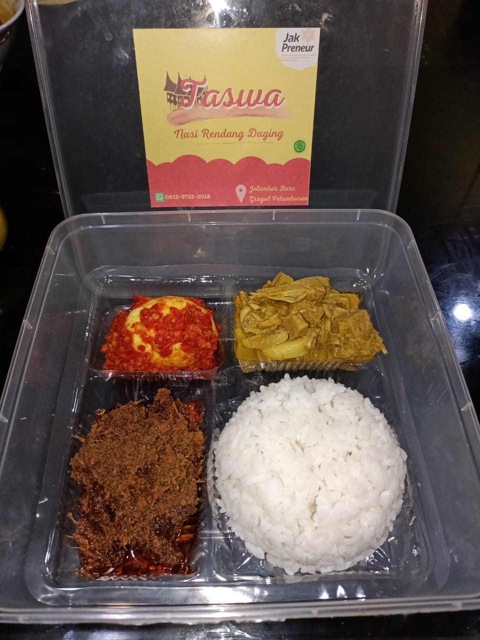 Nasi Rendang Daging
