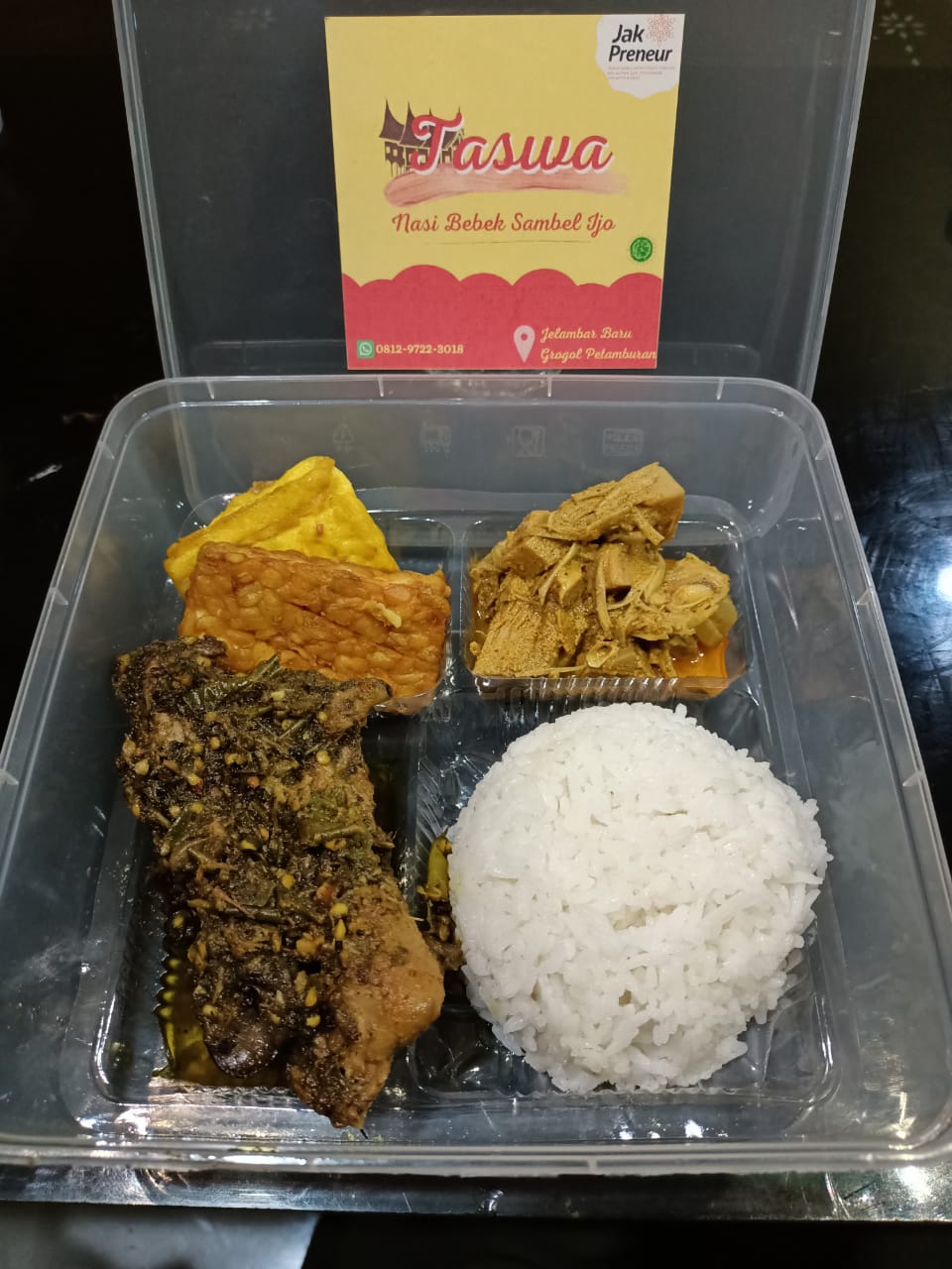 Nasi Bebek Sambel Ijo