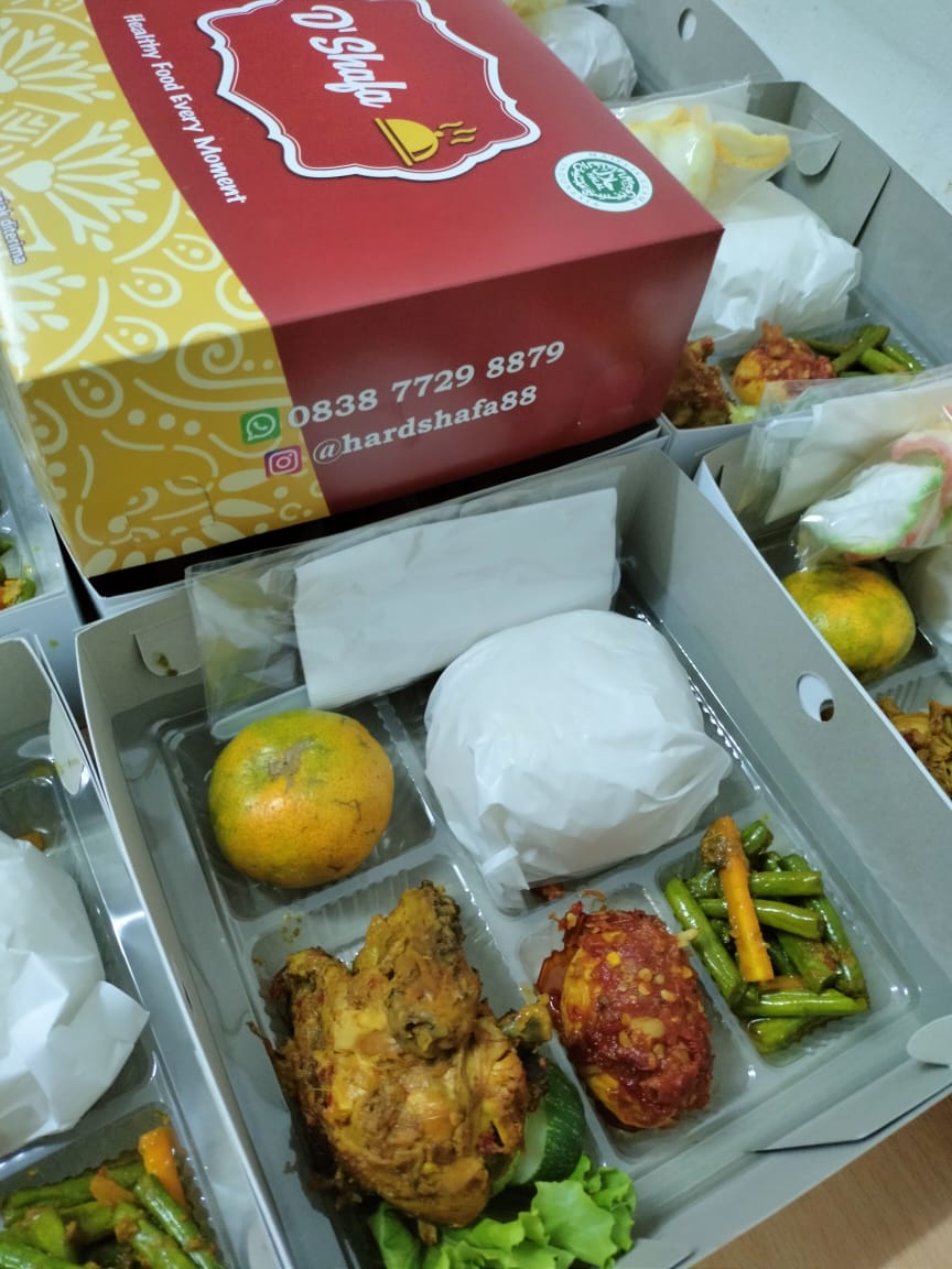 Nasi Box Ayam Woku By D'SHAfa