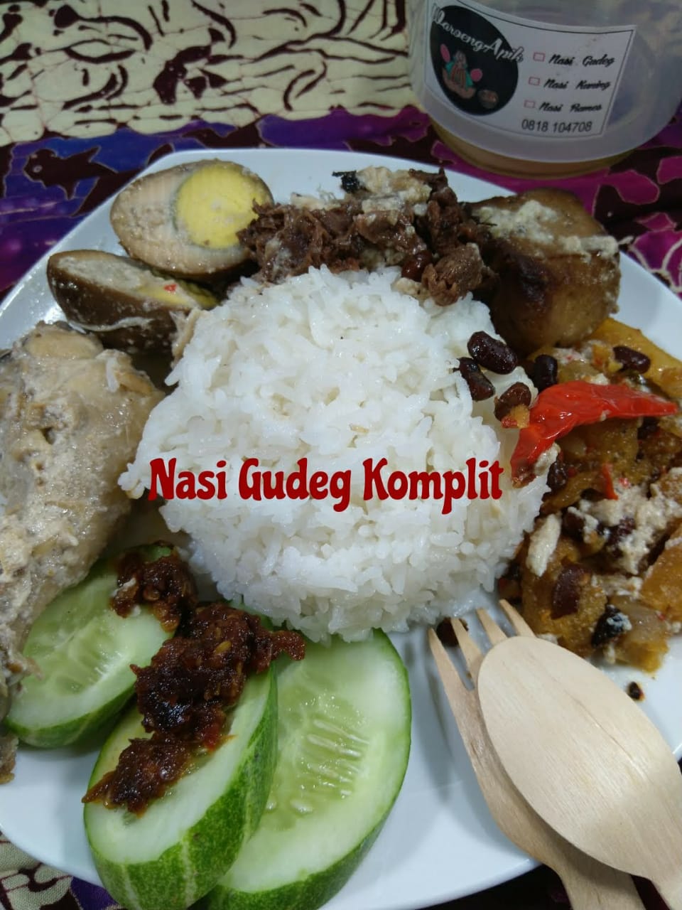Nasi Gudeg Komplit E Order