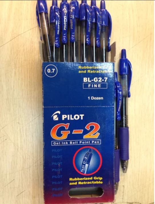 Pulpen Pilot G2 0.7 /Lusin - Hitam