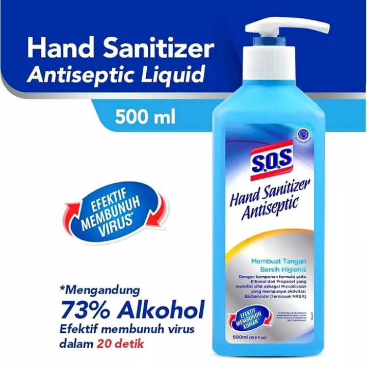 SOS Handsanitizer Antiseptic Liqiud 500 Ml - Okto