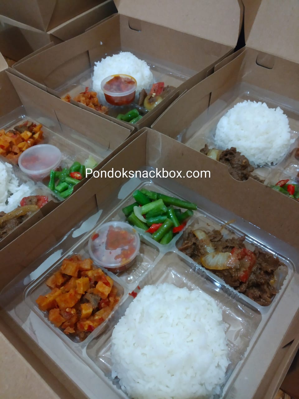 Nasi Box Beef lada hitam