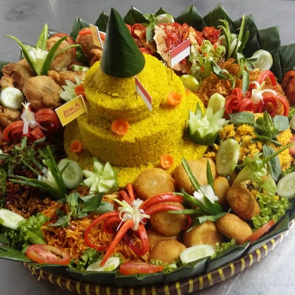 Tumpeng Besar Vegan