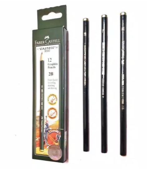 Pensil Faber castell 2B (1 lusin = 12 pcs)