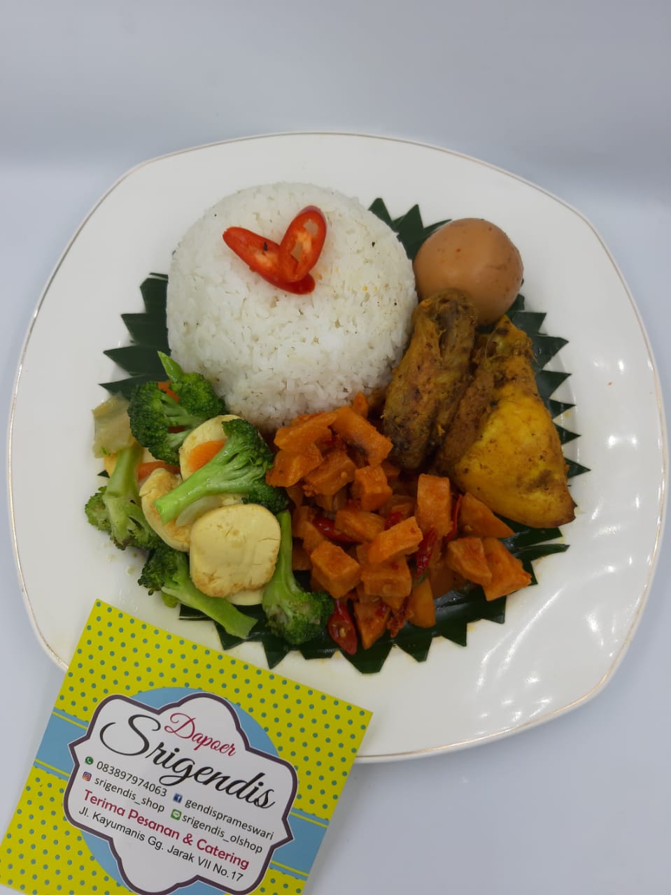 PAKET A NASI BOX - DAPOER SRIGENDIS