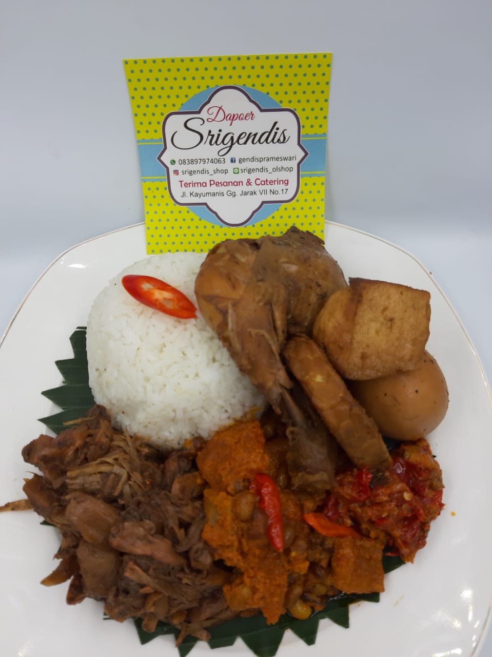 PAKET C NASI BOX - DAPOER SRIGENDIS