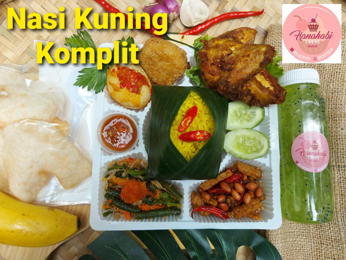 Nasi Kuning Komplit