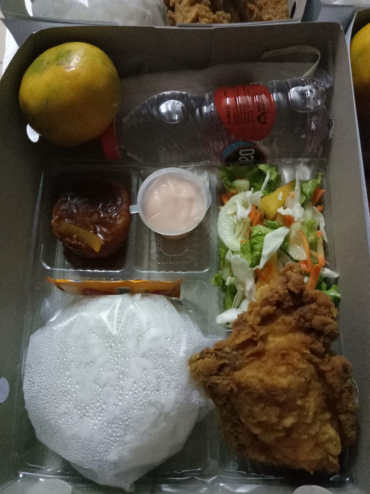 Nasi Box Salad Ayam