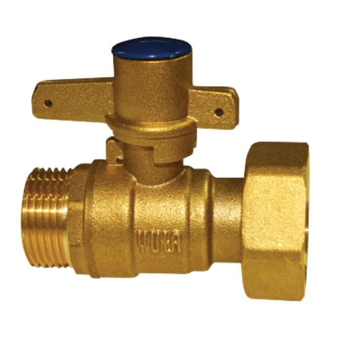 LOCKABLE STRAIGHT VALVE (LCBMS) 3/4&quot; X 1&quot;