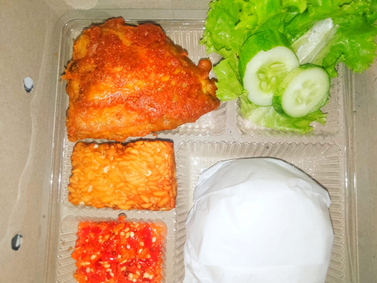 Nasi Ayam Penyet