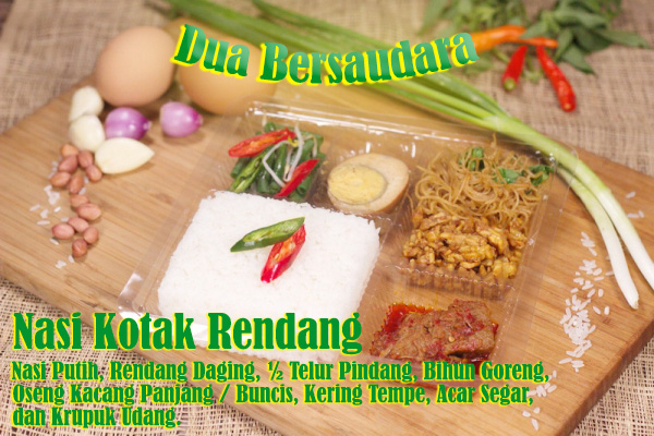 Nasi Box Paket 5 Rendang