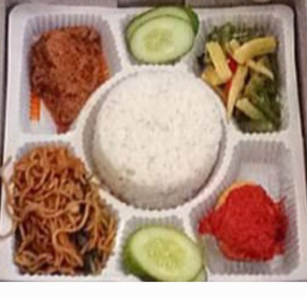 Paket Nasi Rendang Daging