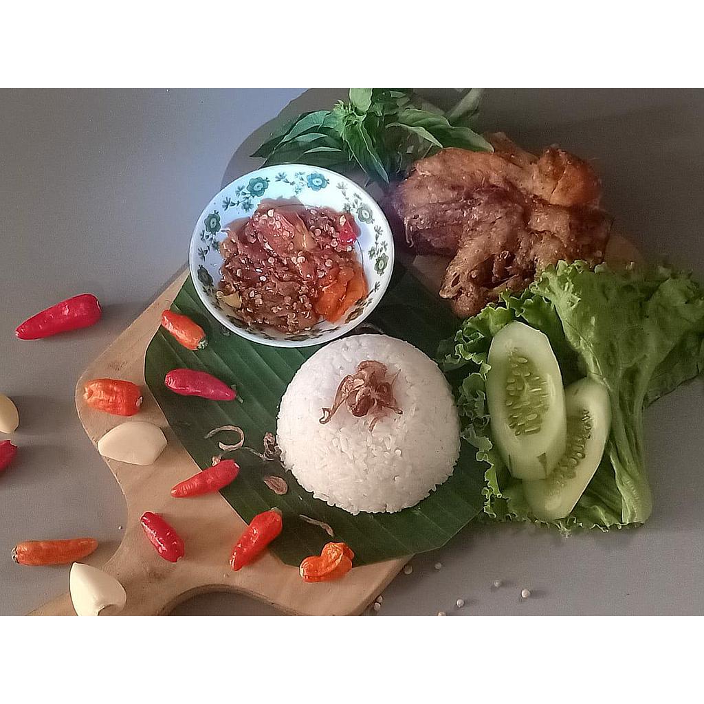 Paket nasi Box ayam bakar