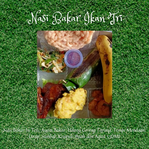 Nasi Bakar Ikan Teri